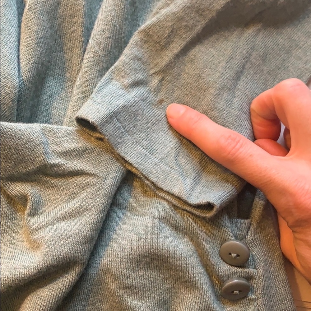 3/$25 212 Collection Wrap Sweater Button Detail - Picture 8 of 8